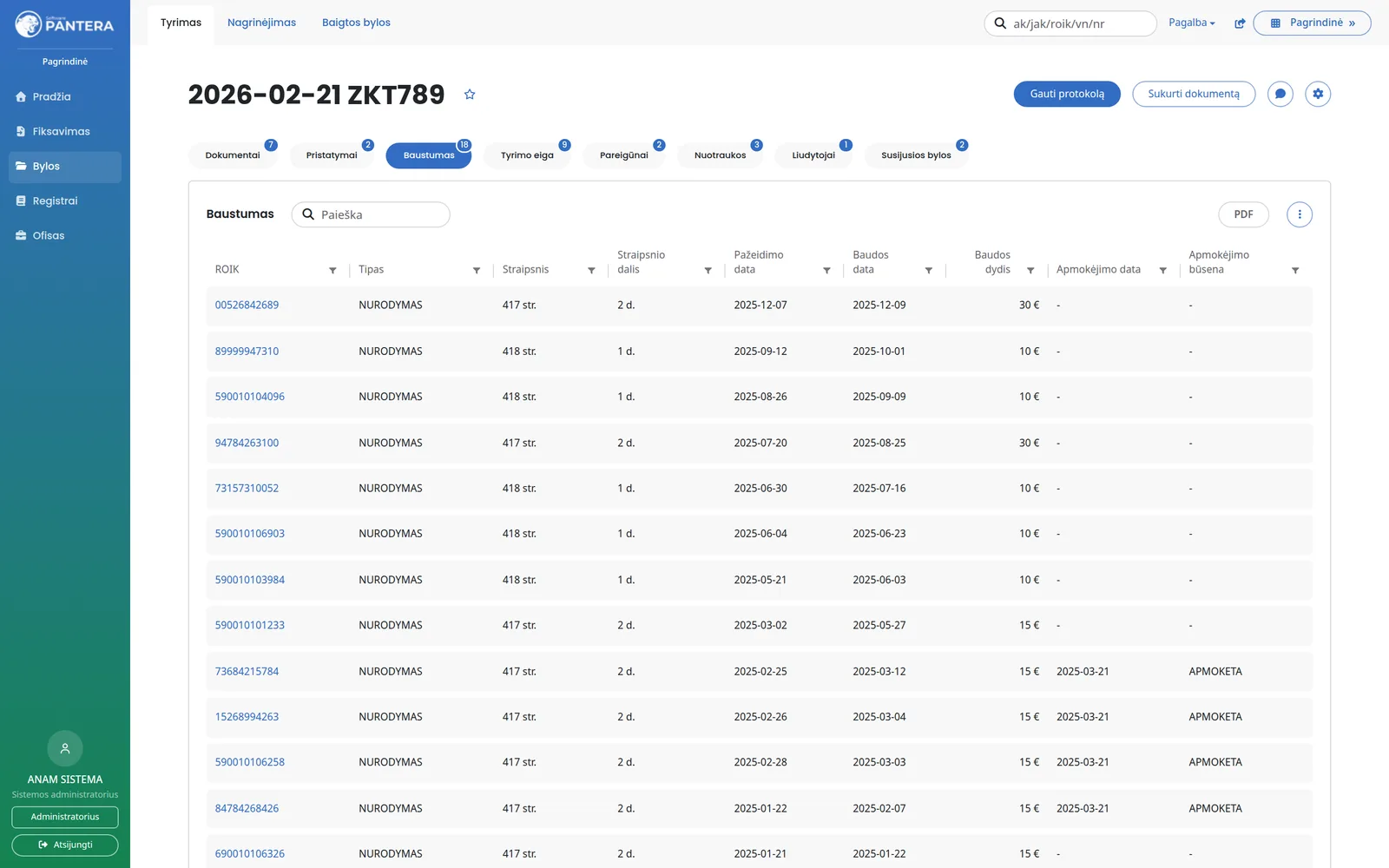 Register data