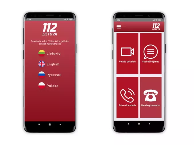Mobilioji aplikacija „112 Lietuva“