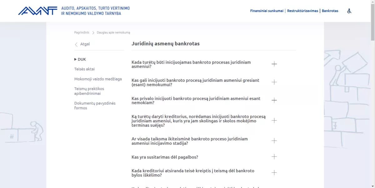 Informacinė sistema "Nemokumo vedlys"