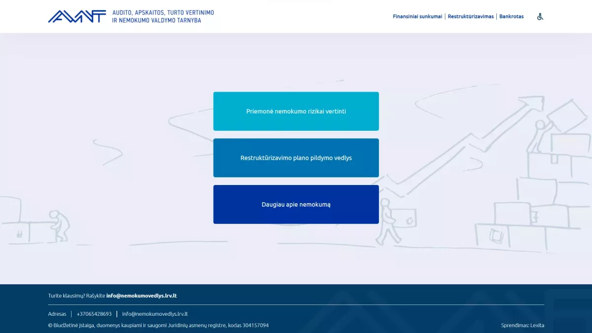 Informacinė sistema "Nemokumo vedlys"