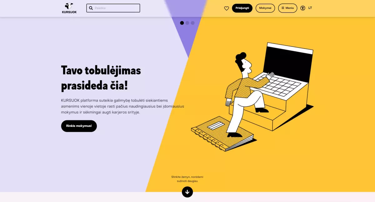 Adult Education Platform – Kursuok.lt
