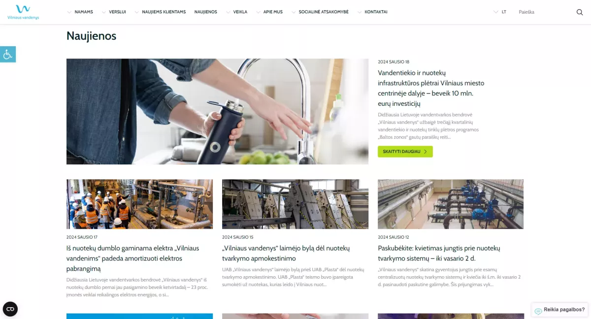 Internetinė svetainė – vv.lt