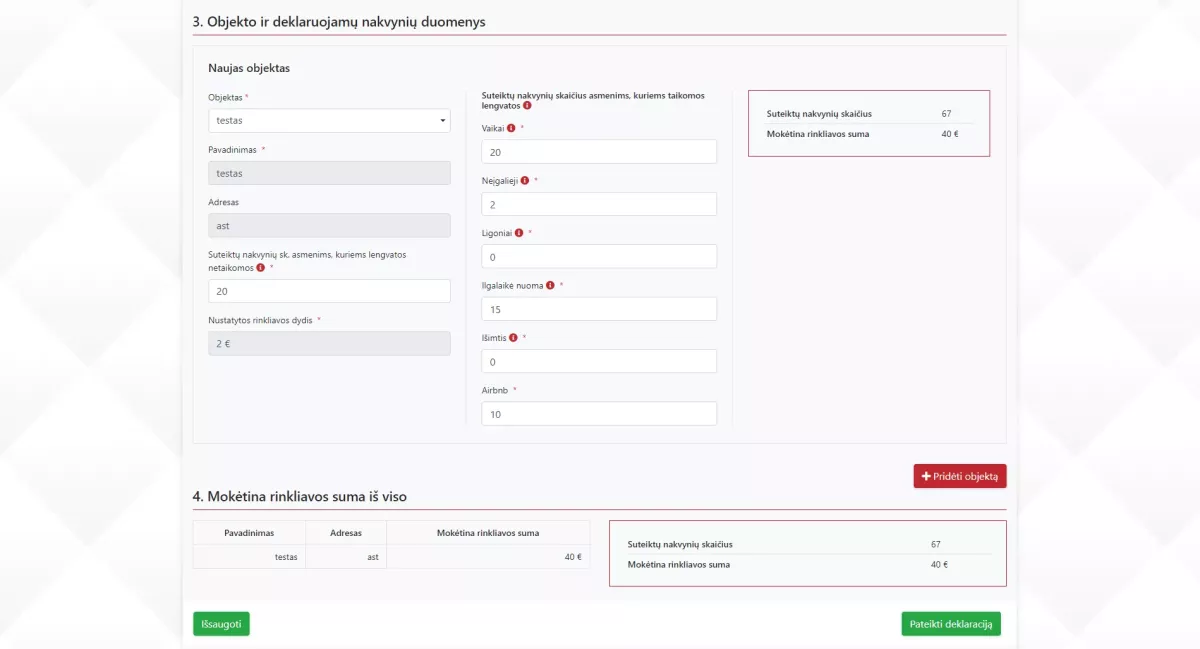 Informacinė sistema Turisto rinkliava Vilniaus mieste