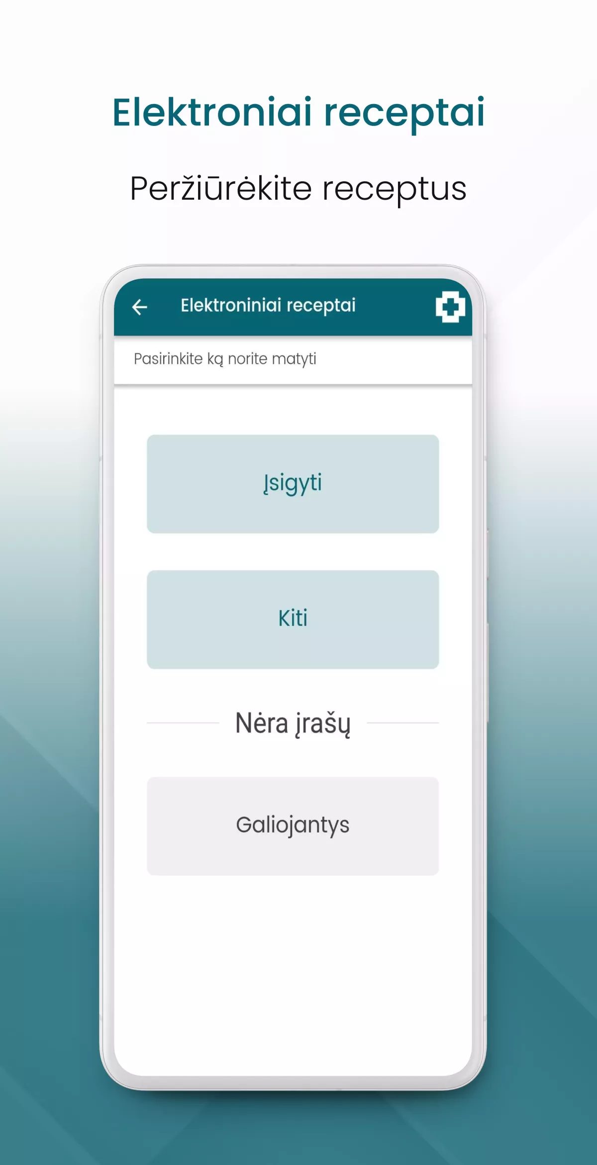 Mobilioji aplikacija „esveikata“