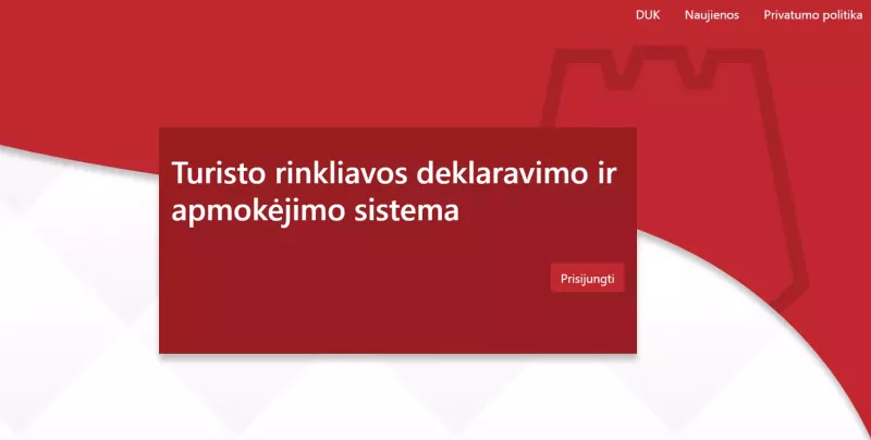 Informacinė sistema Turisto rinkliava Vilniaus mieste