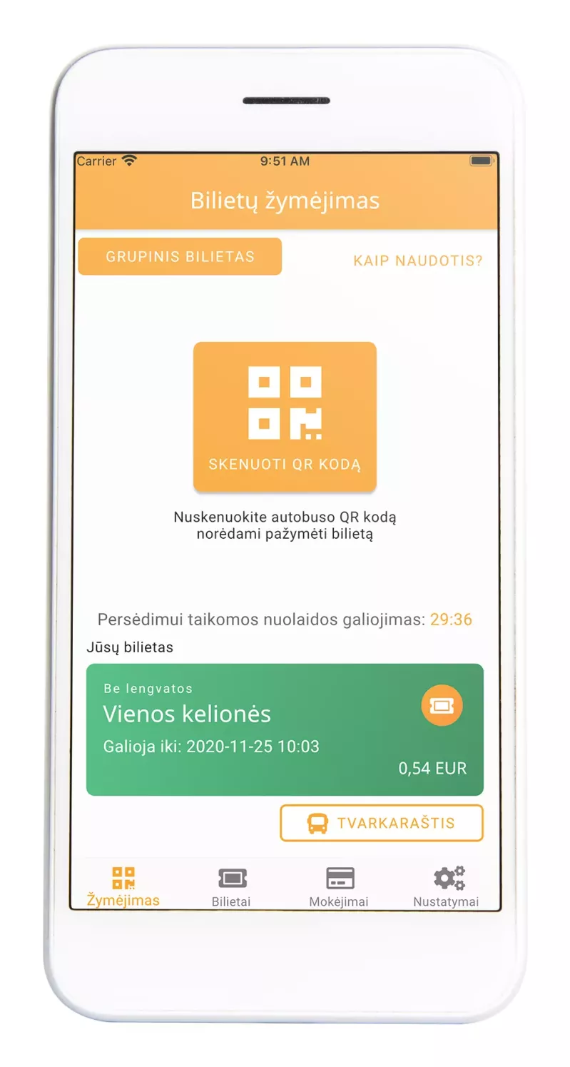Mobilioji aplikacija „ŠiauliaiBUS“