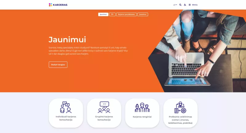 Website – Karjerastau.lt
