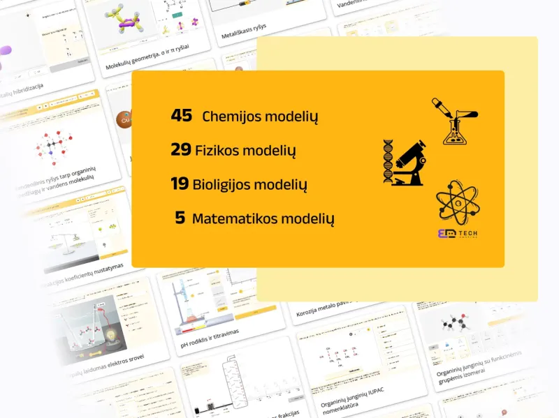 Interactive Models for Natural Sciences and Mathematics