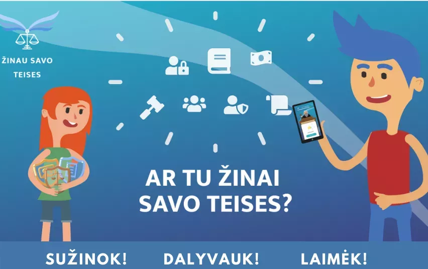 Sukūrėmė mobiliąją programėlę – „Žinau savo teises“
